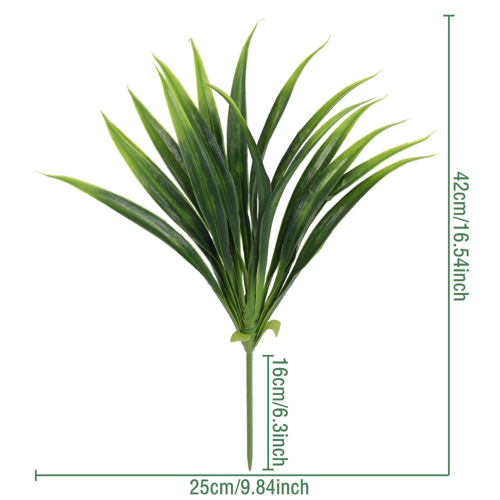 Spider Plant Hanging - Realistische 42cm Künstliche Orchideenblätter, Simulierte Plastik-Kunstpflanzen,