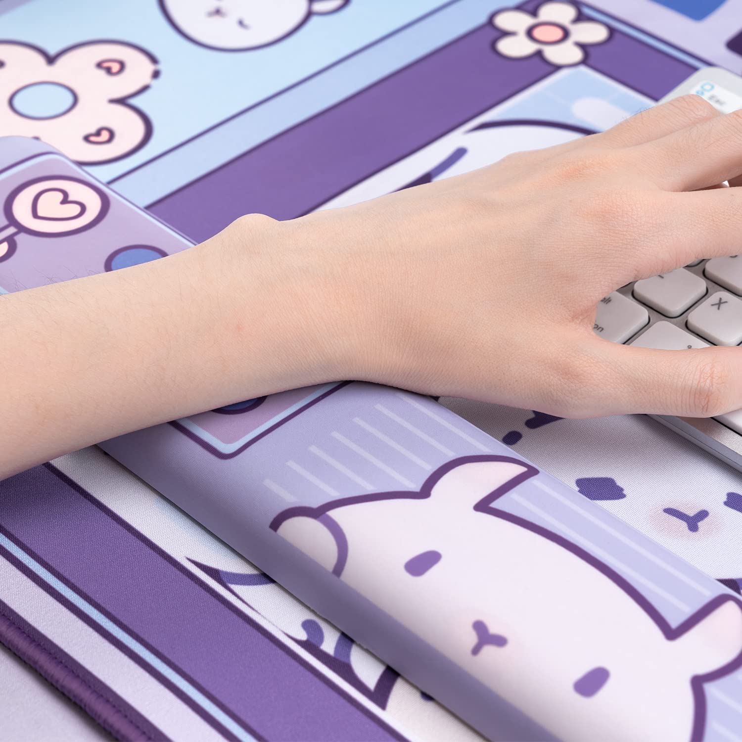 Großes Kawaii-Gaming-Mauspad,  – Tradescantia Purple Bewertung und Preis